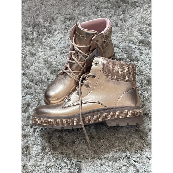 New Rose Gold Ankle Boots Size 6 - Picture 9 of 10